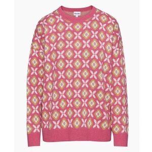 Aritzia Sunday Best Peggy Mod Wool Cotton Oversized Crewneck Sweater Size 2